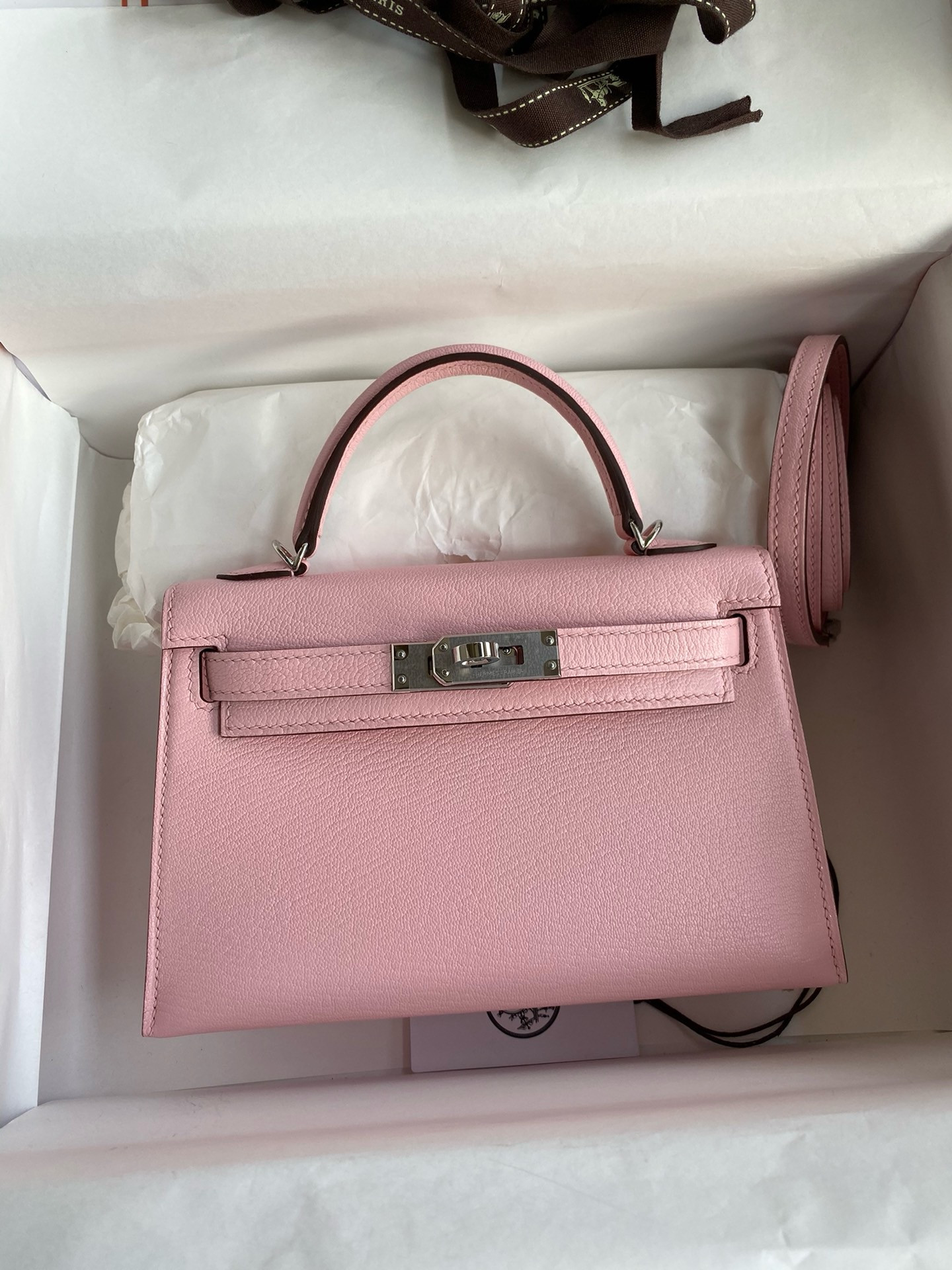 h**me5 mini kelly chèvre 19 19×6×12cm (20 days for cusT0mization)