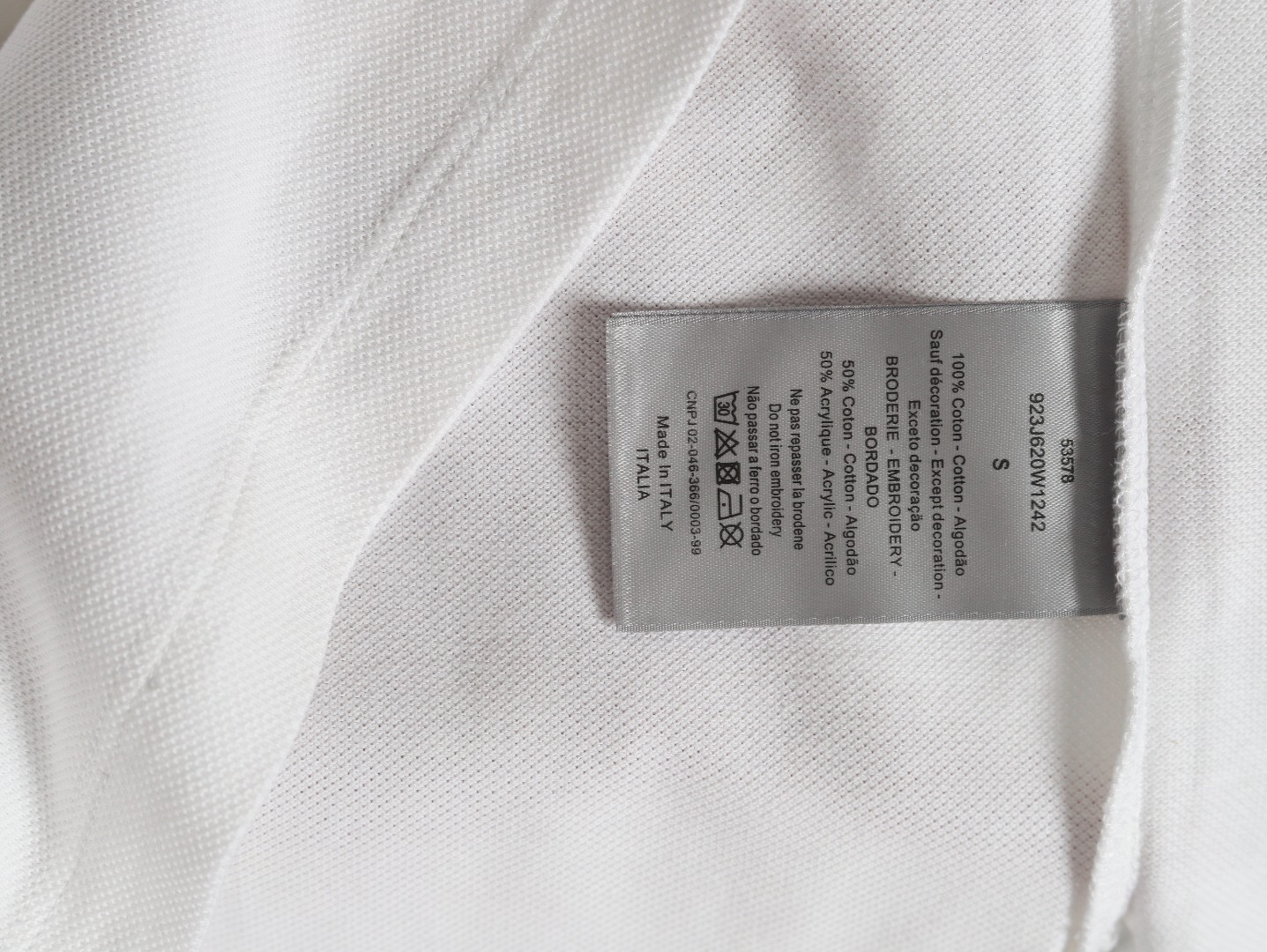 D*or 22ss short-sleeved polo shirt