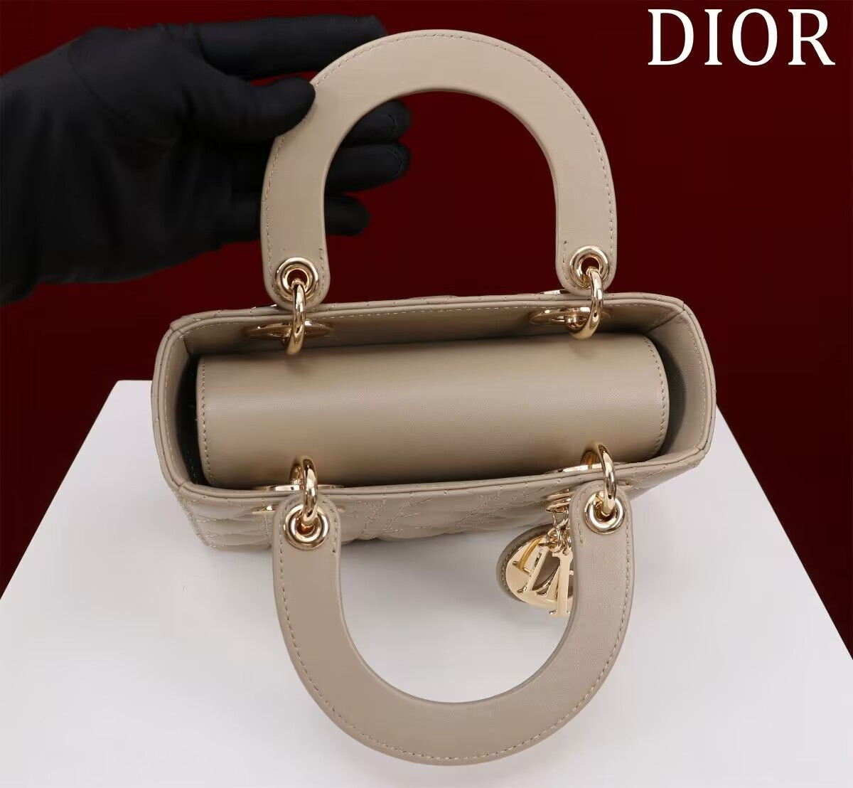 small lady D*or my abcD*or bag 20 x 17 x 8 cm