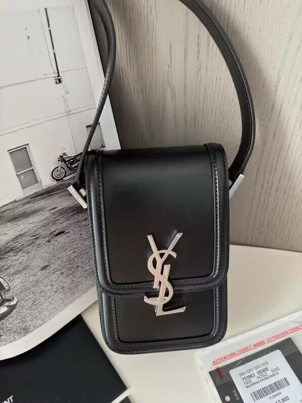 Y*L solferino mini bag in smooth leather 18 x 11 x 5 cm