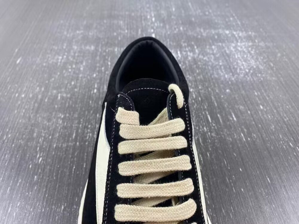 ua r1ck 0wens strobe vintage low black suede