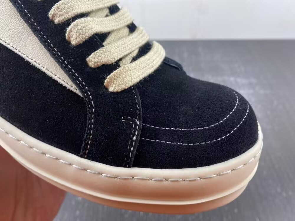 ua r1ck 0wens strobe vintage low black suede