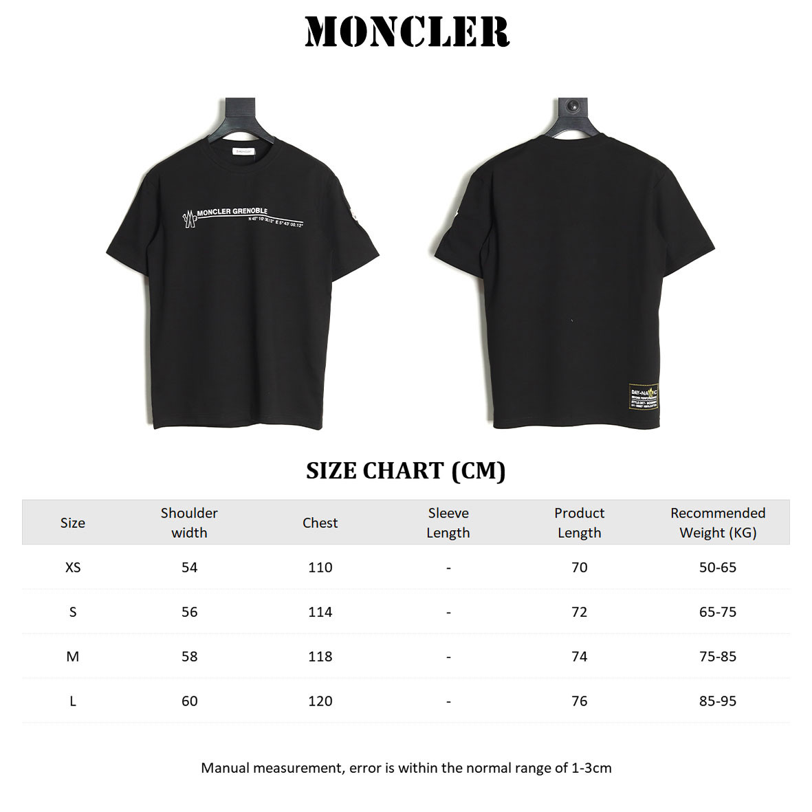 M0nc1er 25ss short-sleeved t-shirt