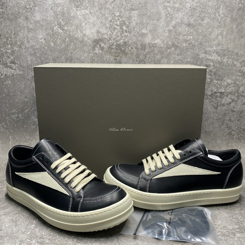 r1ck 0wens vintage sneakers black