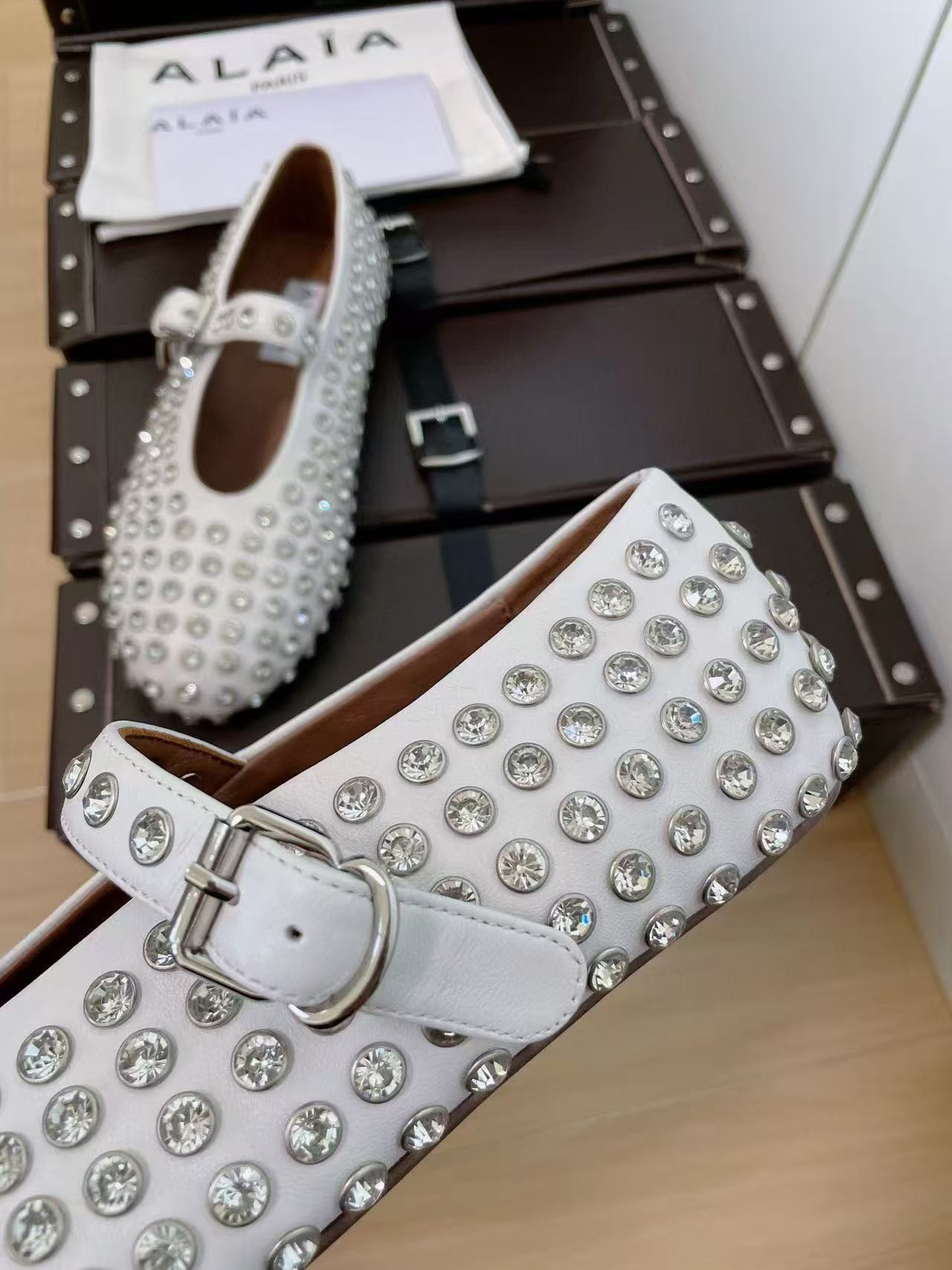 UA A1a1a STRASS BALLET FLATS