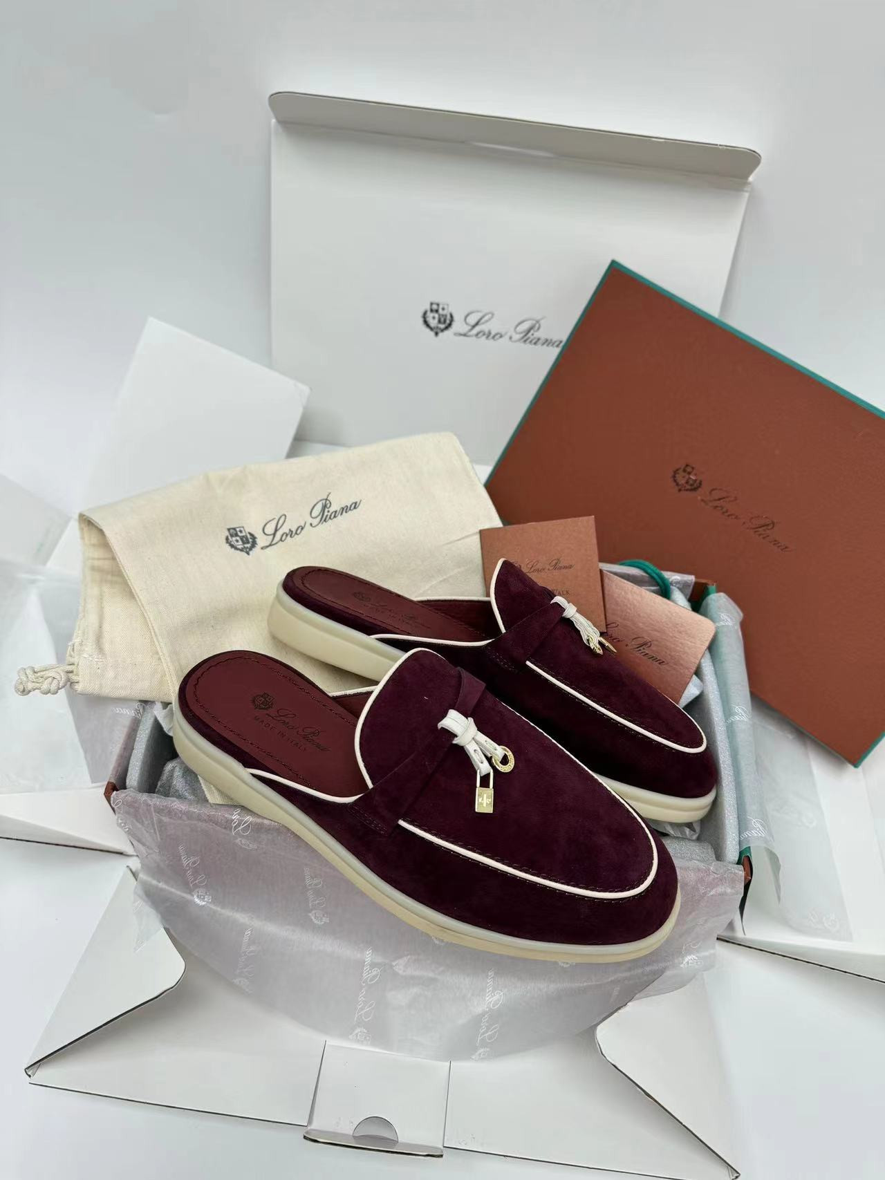 ua l**o p*ana  babouche charms walk moccasin slipper moccasin (cusT0mized, no return no exchange)