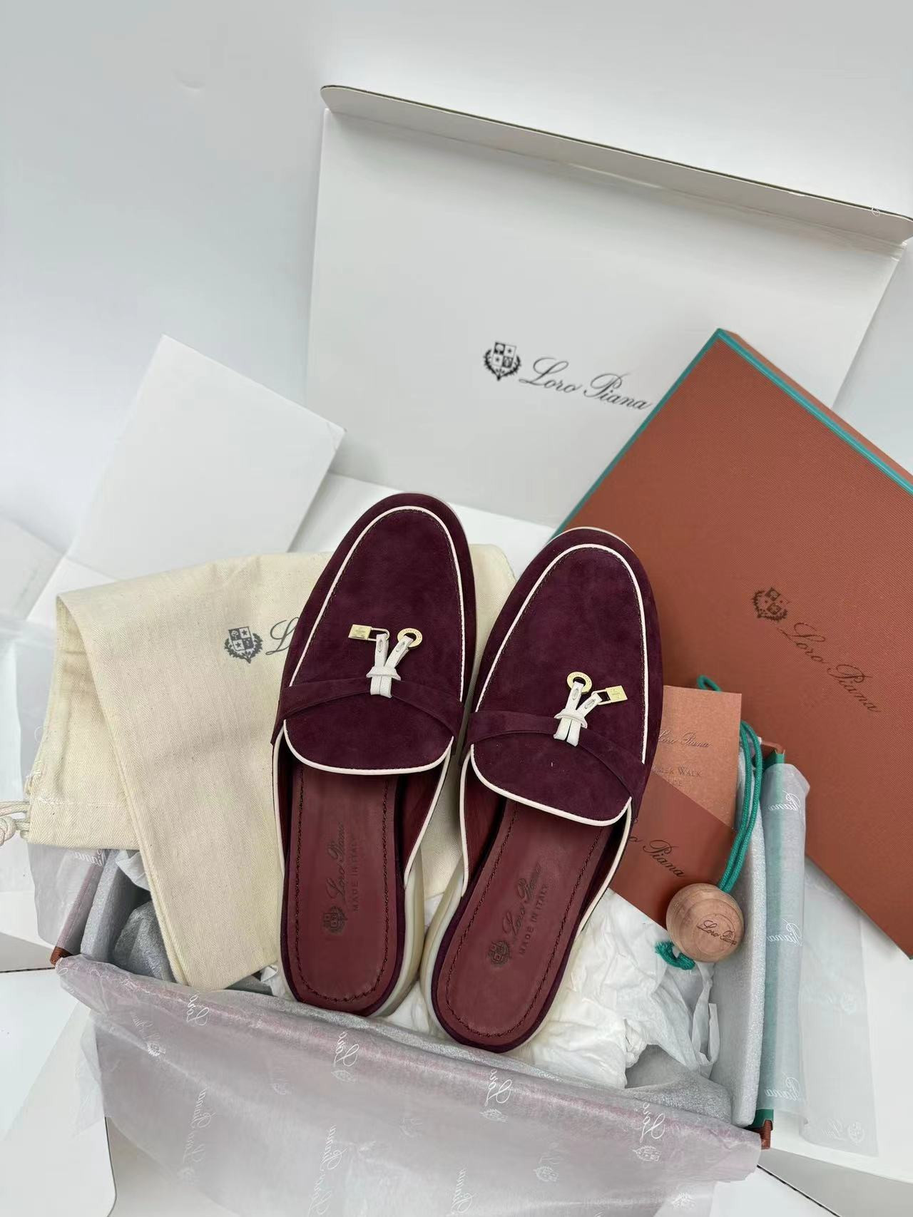 ua l**o p*ana  babouche charms walk moccasin slipper moccasin (cusT0mized, no return no exchange)