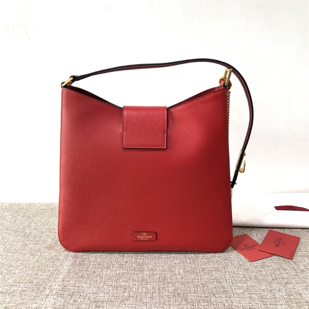 Va1e*ntin0 garavani vsling hobo bag red