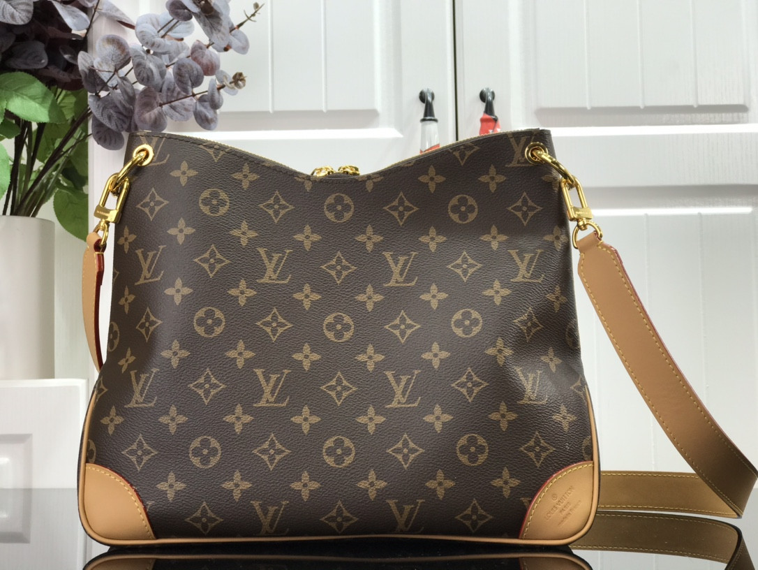 LV Odéon MM M45355 12.2x10.6x3.5 inches