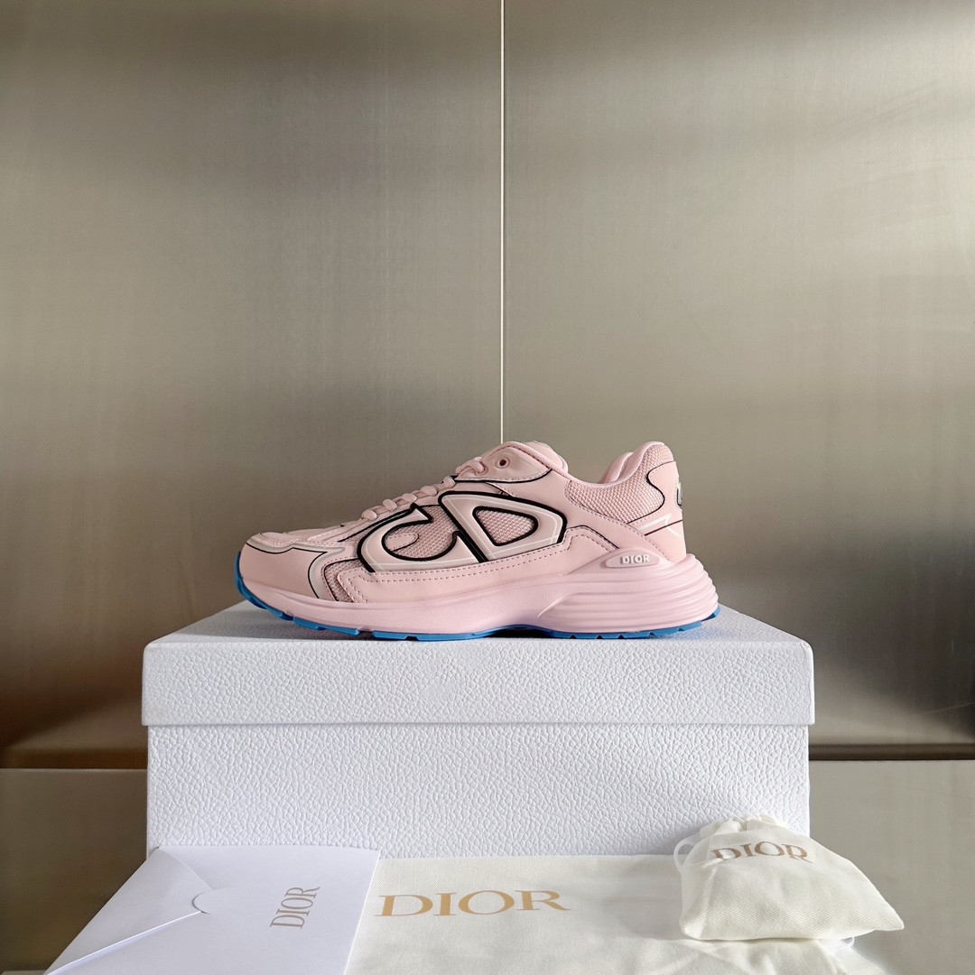 ua D*or b30 sneaker pale pink mesh and technical fabric