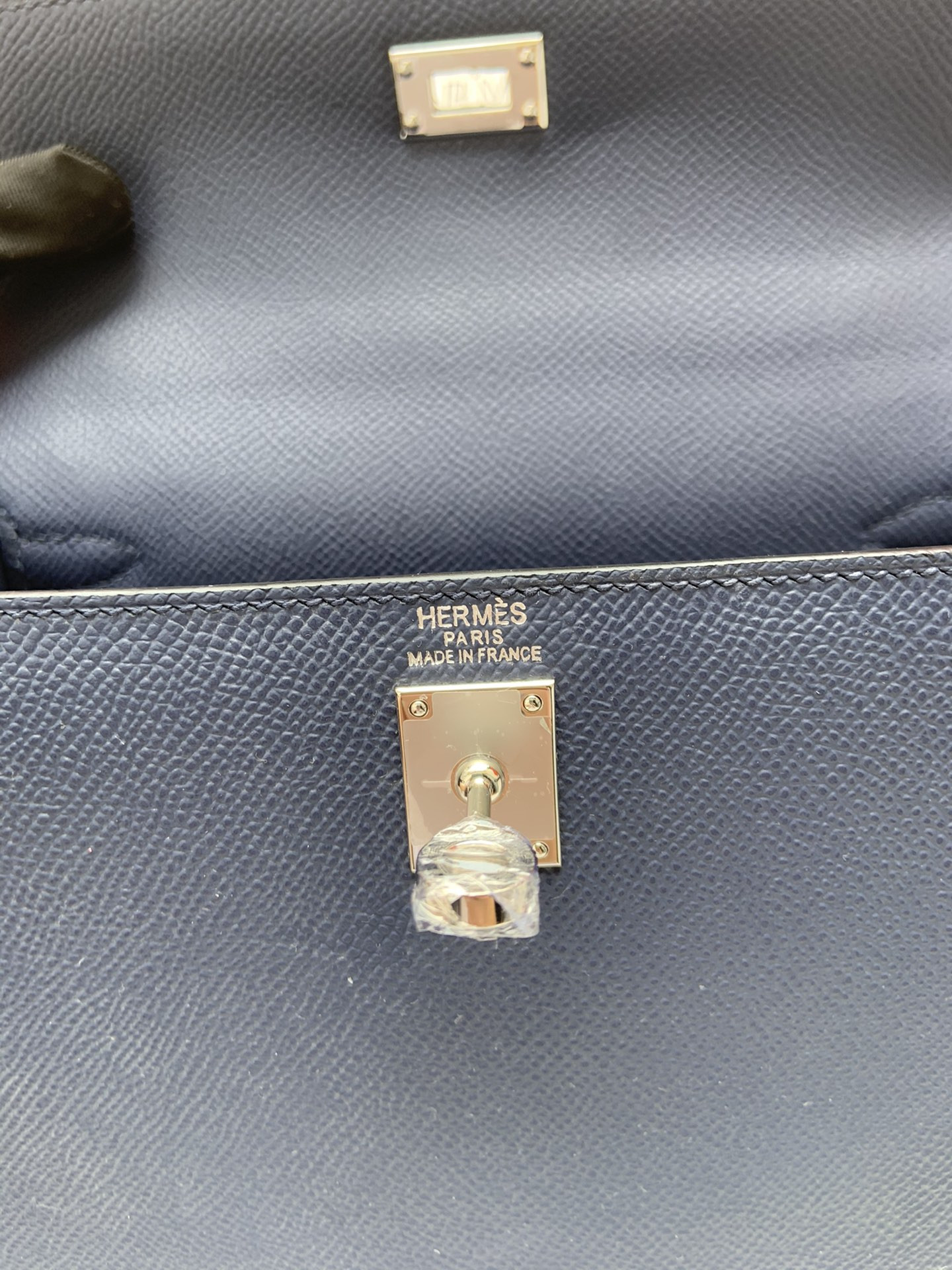 H**mes Kelly Silver-tone Hardware 25 28