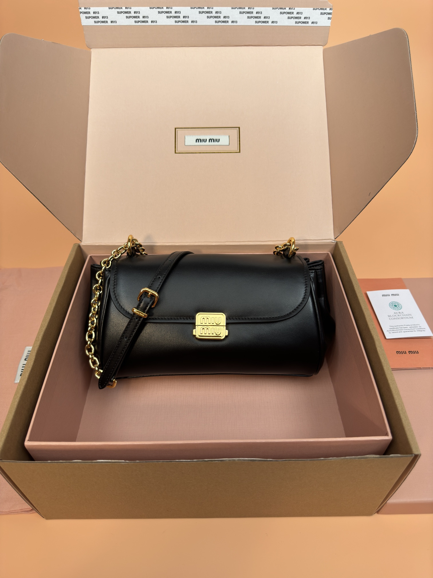 M1v M1v leather shoulder bag 13.5x24x9cm