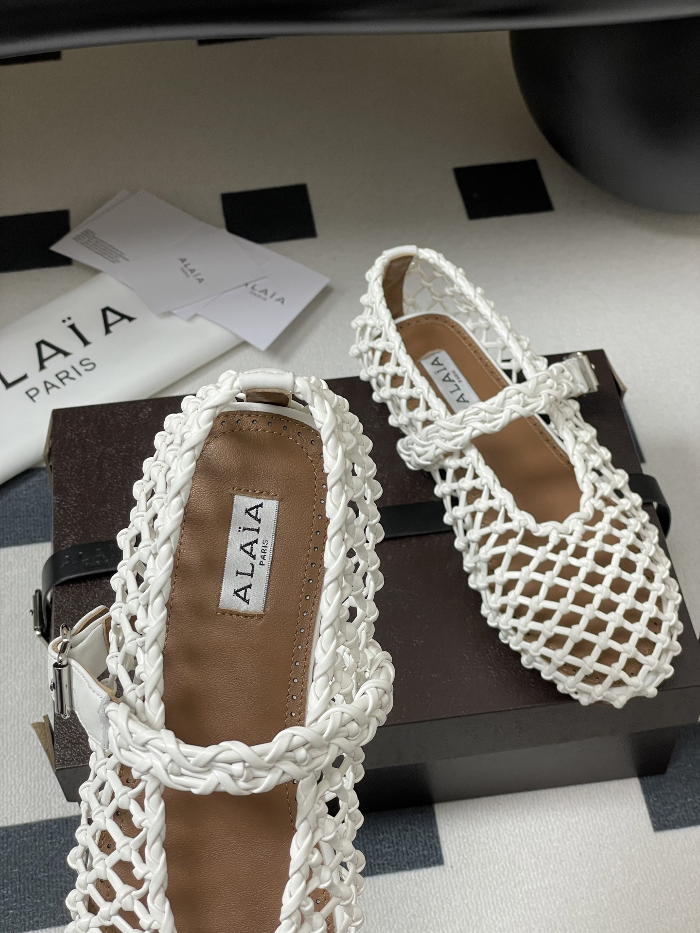 ua alaïa braided ballet flats(cusT0mized size 7-10 days production time)