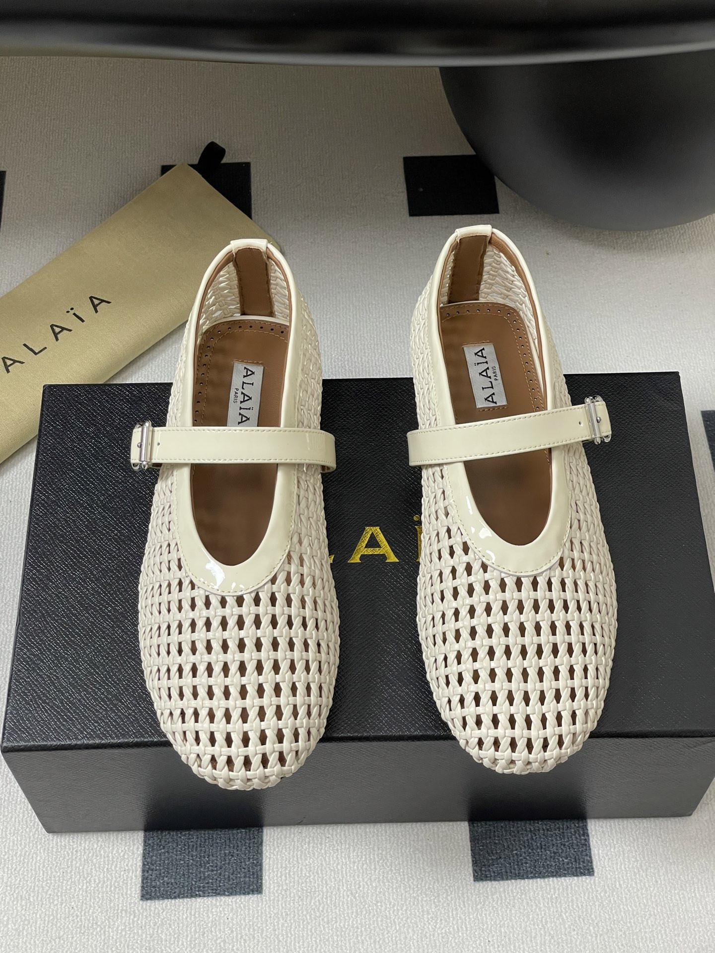 ua alaïa braided ballet flats(cusT0mized size 7-10 days production time)