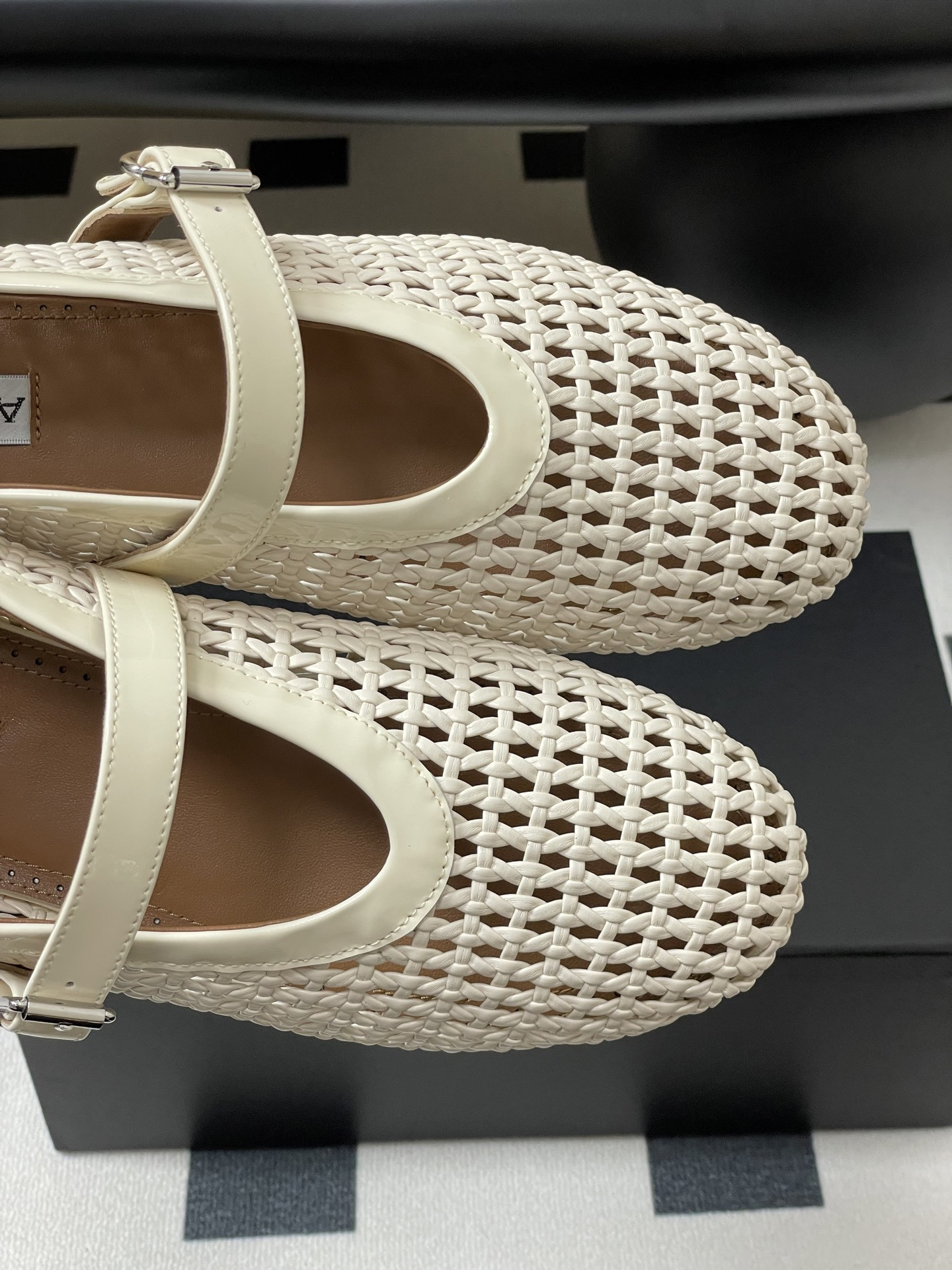 ua alaïa braided ballet flats(cusT0mized size 7-10 days production time)