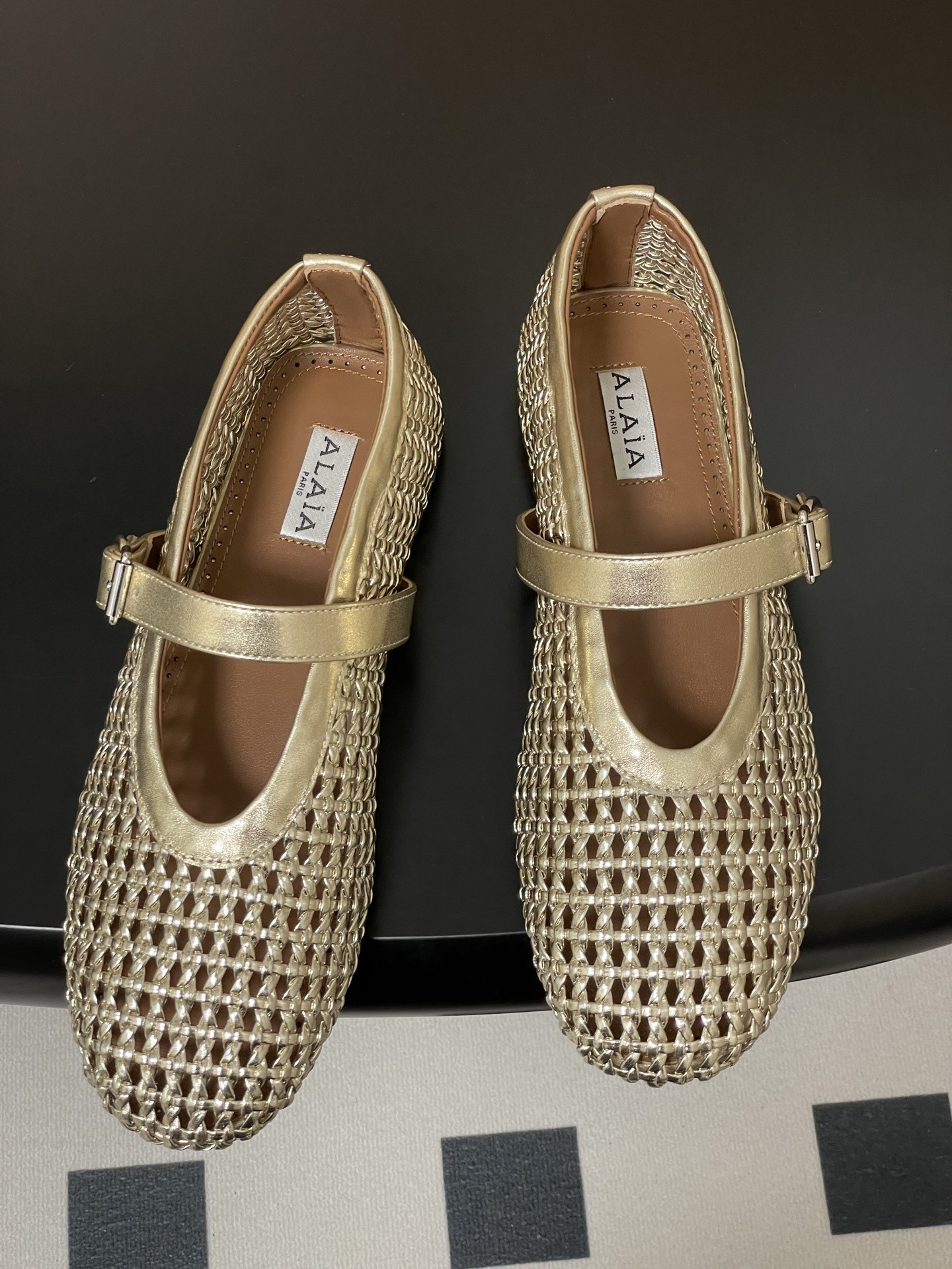 ua alaïa braided ballet flats(cusT0mized size 7-10 days production time)