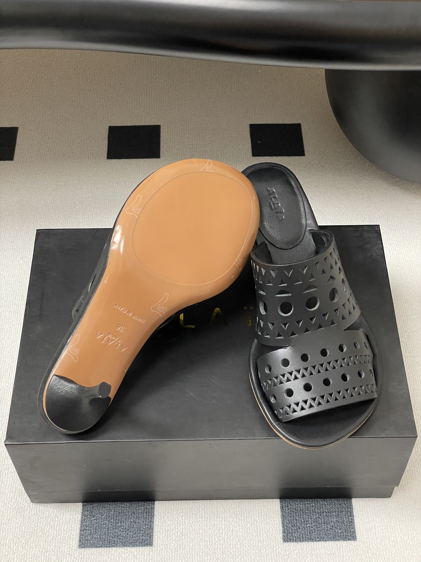ua a1a1a heeled slippers 5.5cm heel(cusT0mized size 7-10 days production time)