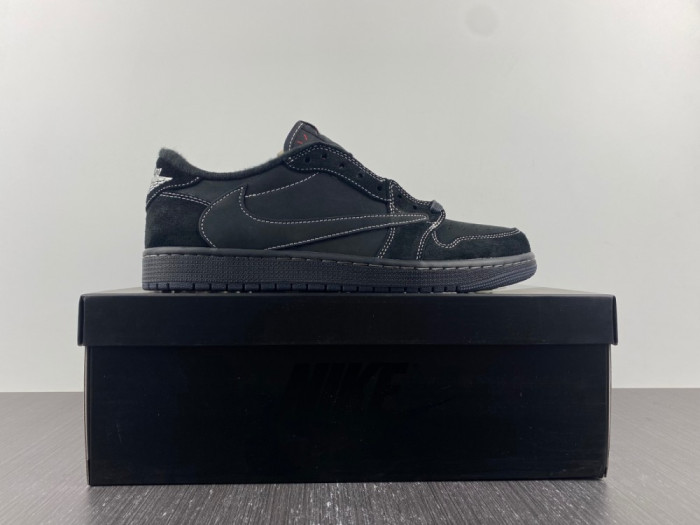 travis scott x air jordan air jordan 1 retro low “black phanT0m" dm7866-001