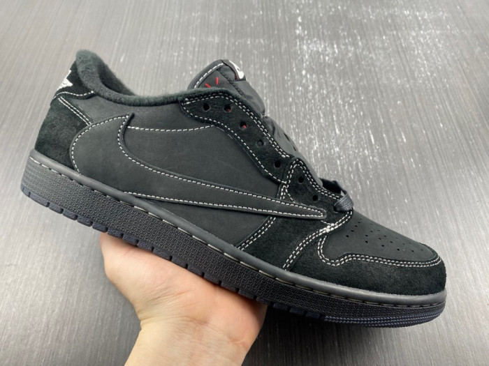 travis scott x air jordan air jordan 1 retro low “black phanT0m" dm7866-001