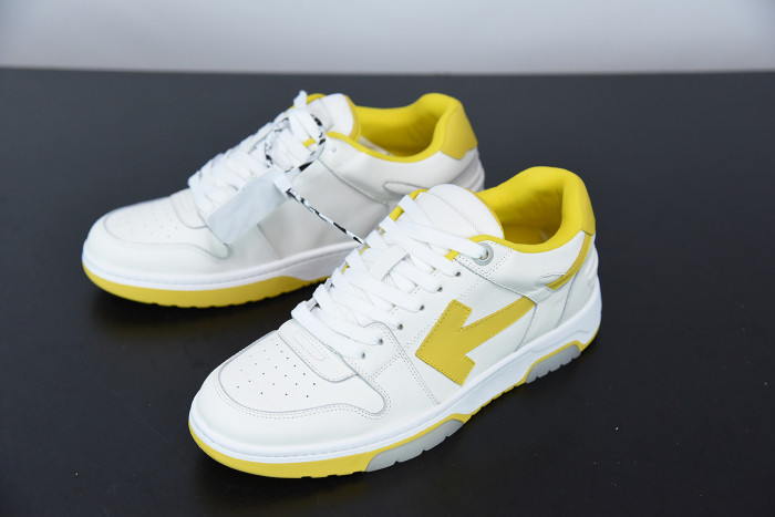 OFF WHITE™ C/O VIRGIL ABLOH OUT OF OFFICE LOW-TOP LEATHER SNEAKERS "OOO"