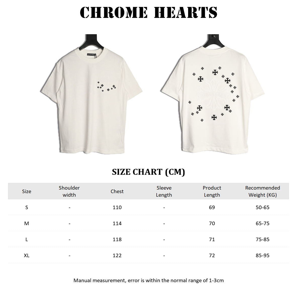 Ch*0me He**ts short-sleeved t-shirt