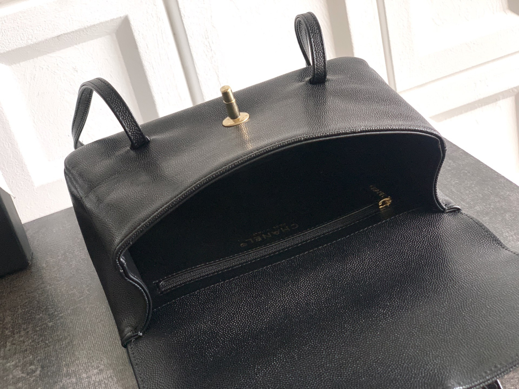 Ch**el small flap bag as6130 15x22x7cm