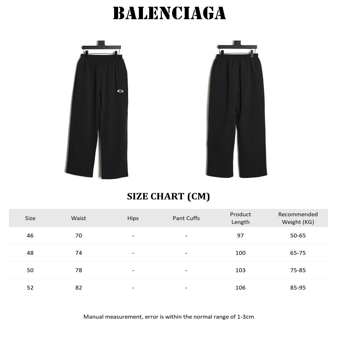 Ba1en*iaga blcg 26ss pants suit