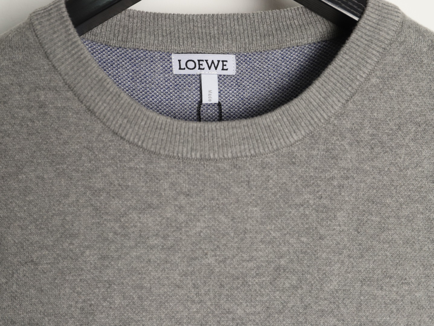 L0ew* knitting short-sleeved t-shirt