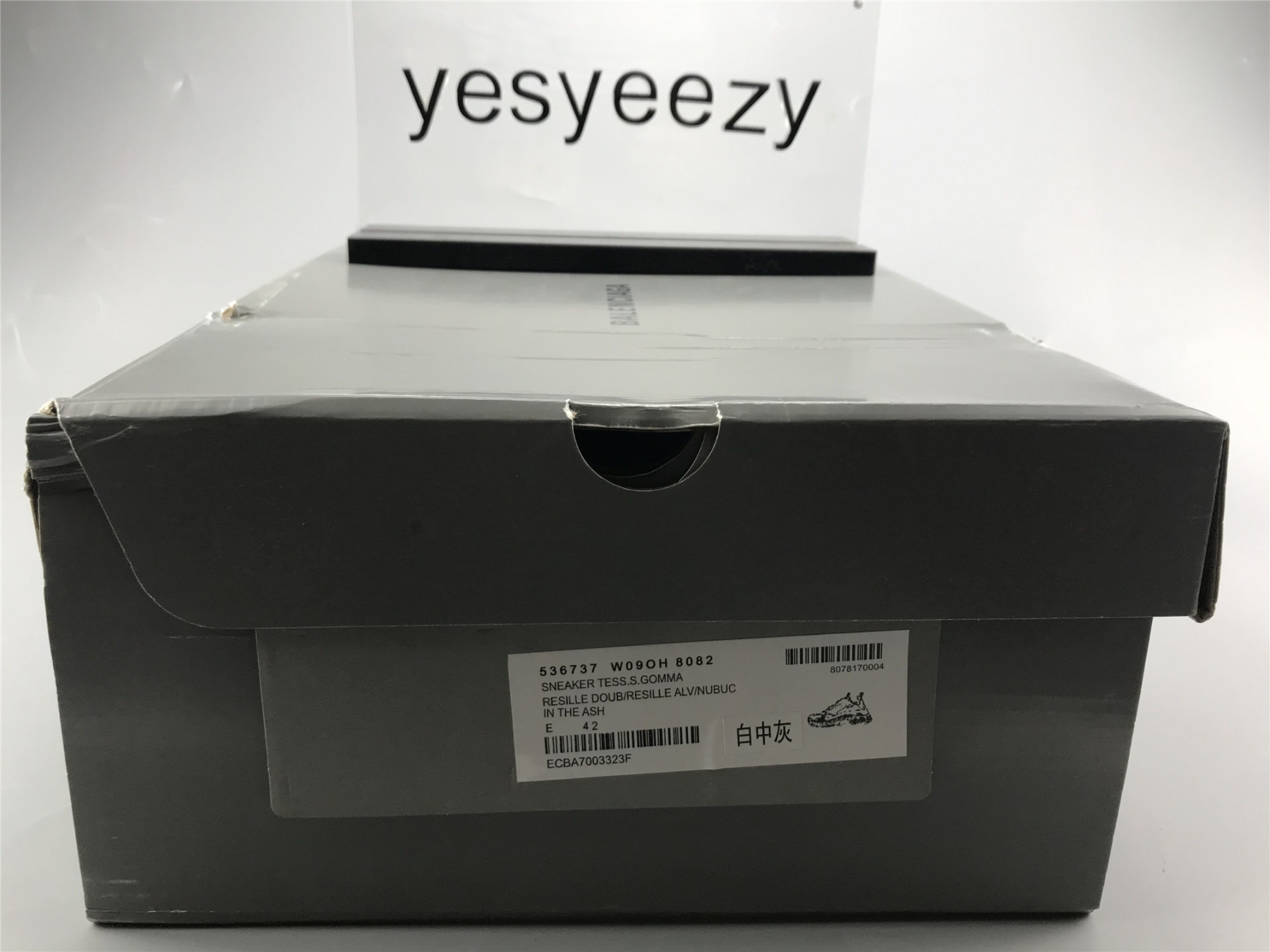UA TRIPLE S SNEAKER BLACK WHITE GREY