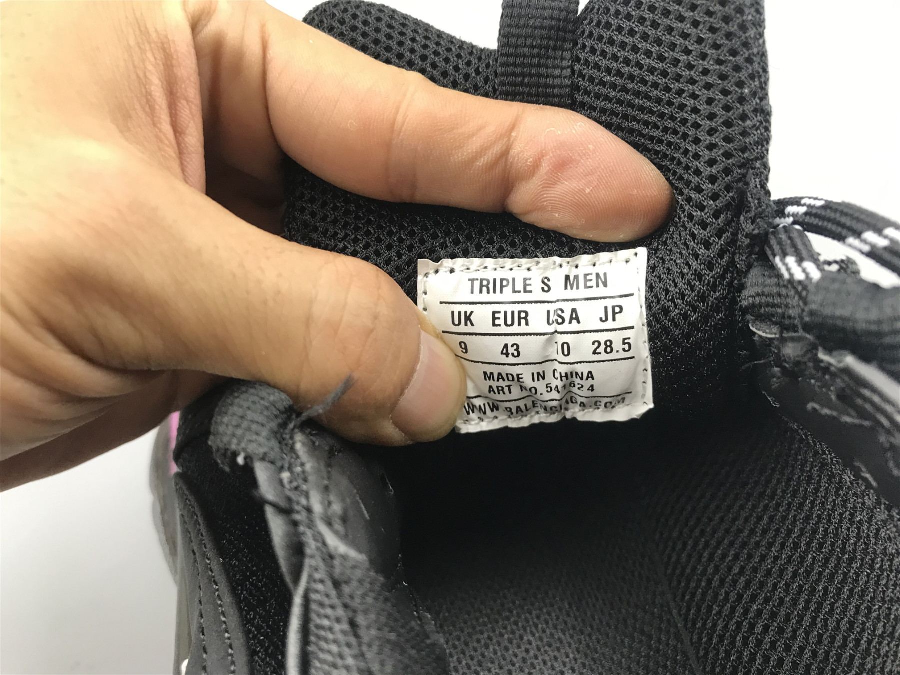 UA TRIPLE S CLEAR SOLE SNEAKER BLACK PLUM RED