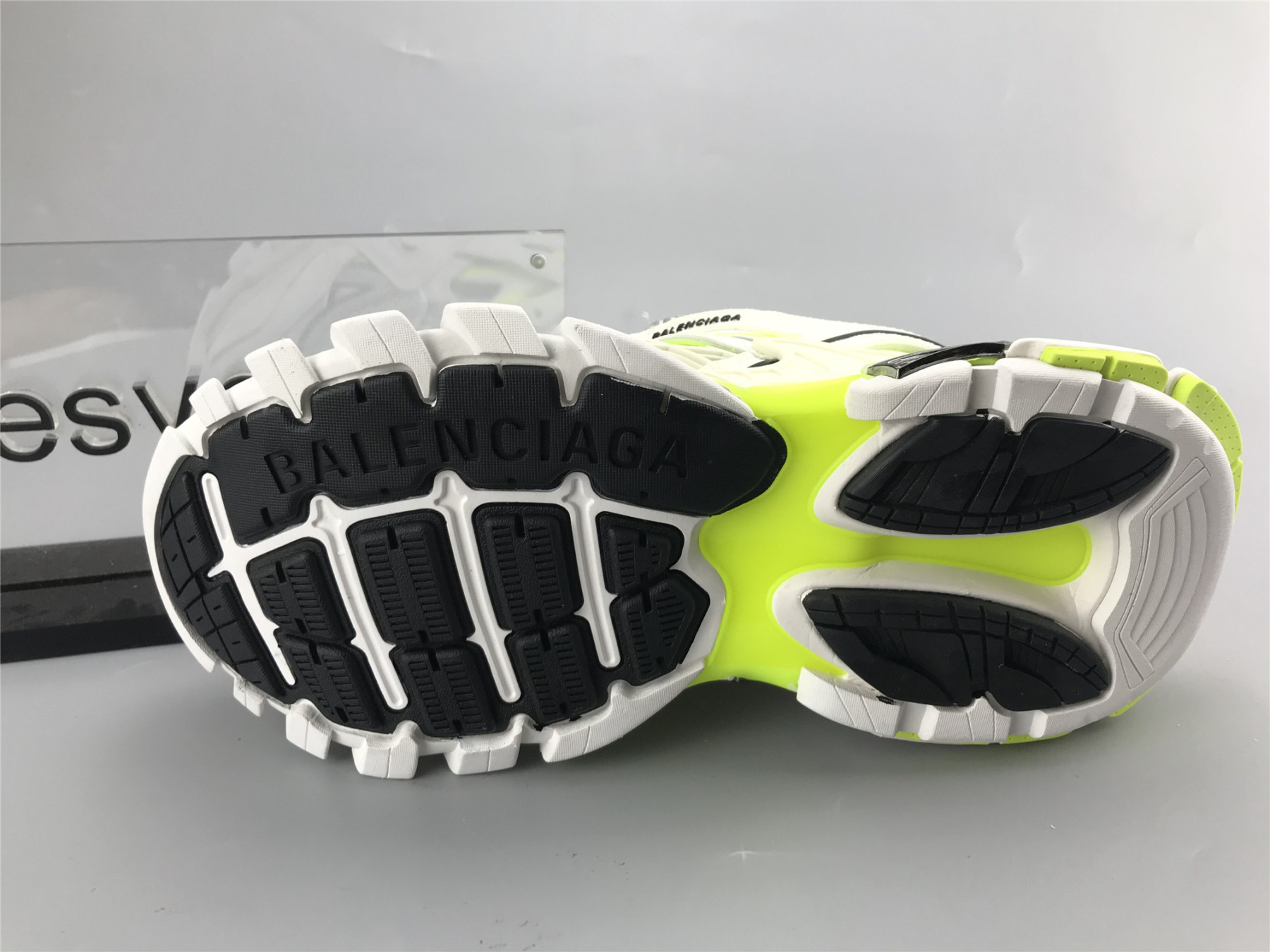 UA TRACK 2 TRAINER WHITE FLUORESCENT YELLOW