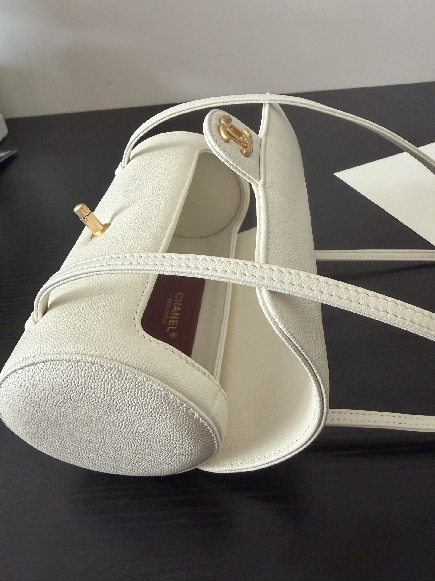 Ch**el small bowling bag as6143 10x20.5x10cm