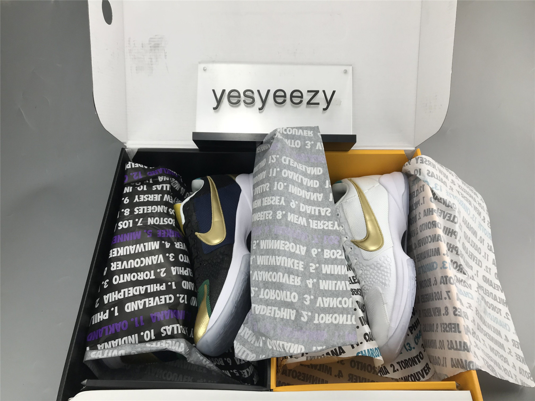 UA NIKE UNDEFEATED X ZOOM KOBE 5 PROTRO SPECIAL BOX 