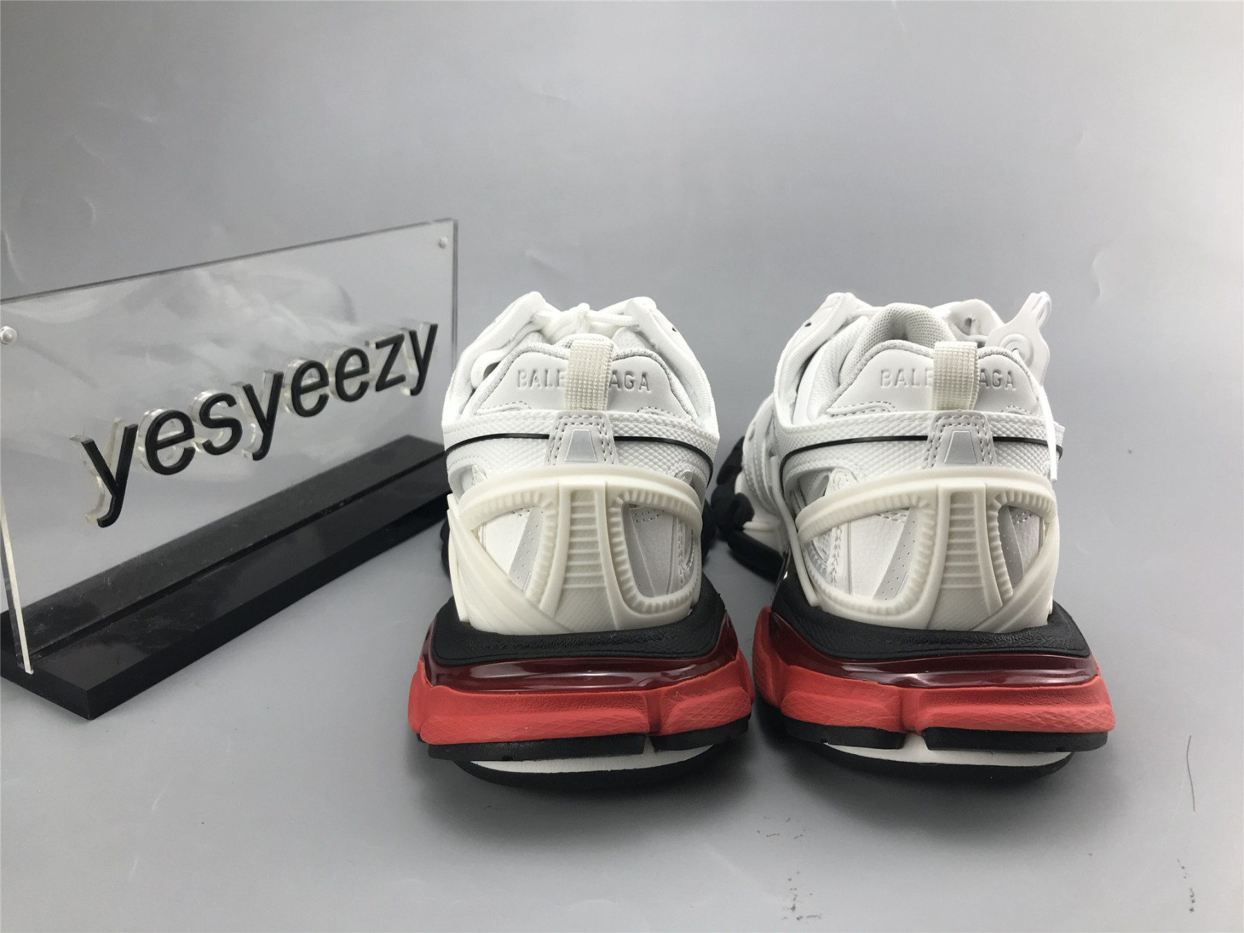 UA TRACK 2 TRAINER WHITE RED BLACK