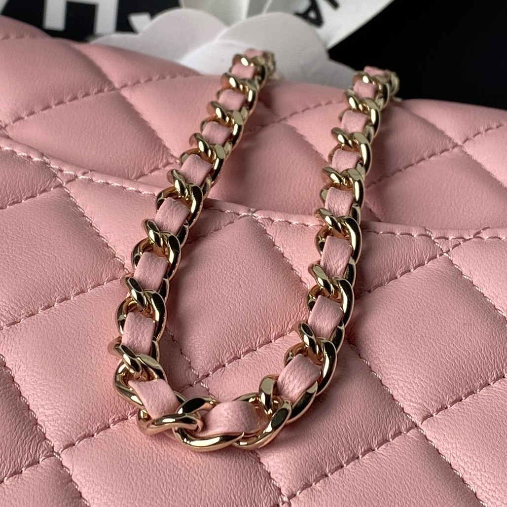 Ch**el classic flap handbag cf as5756 14.5x23.5x7cm