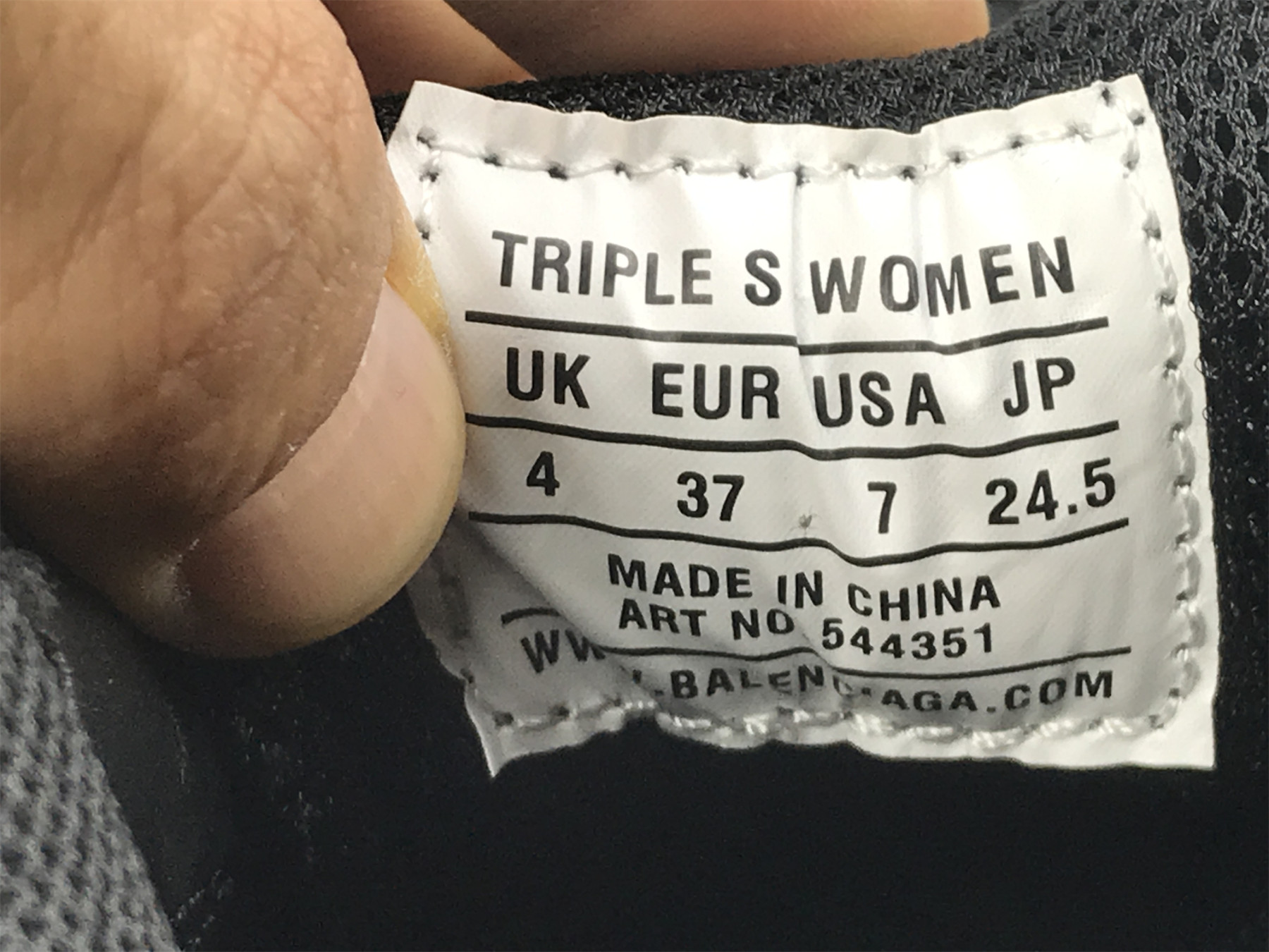 UA TRIPLE S CLEAR SOLE BLACK SILVER