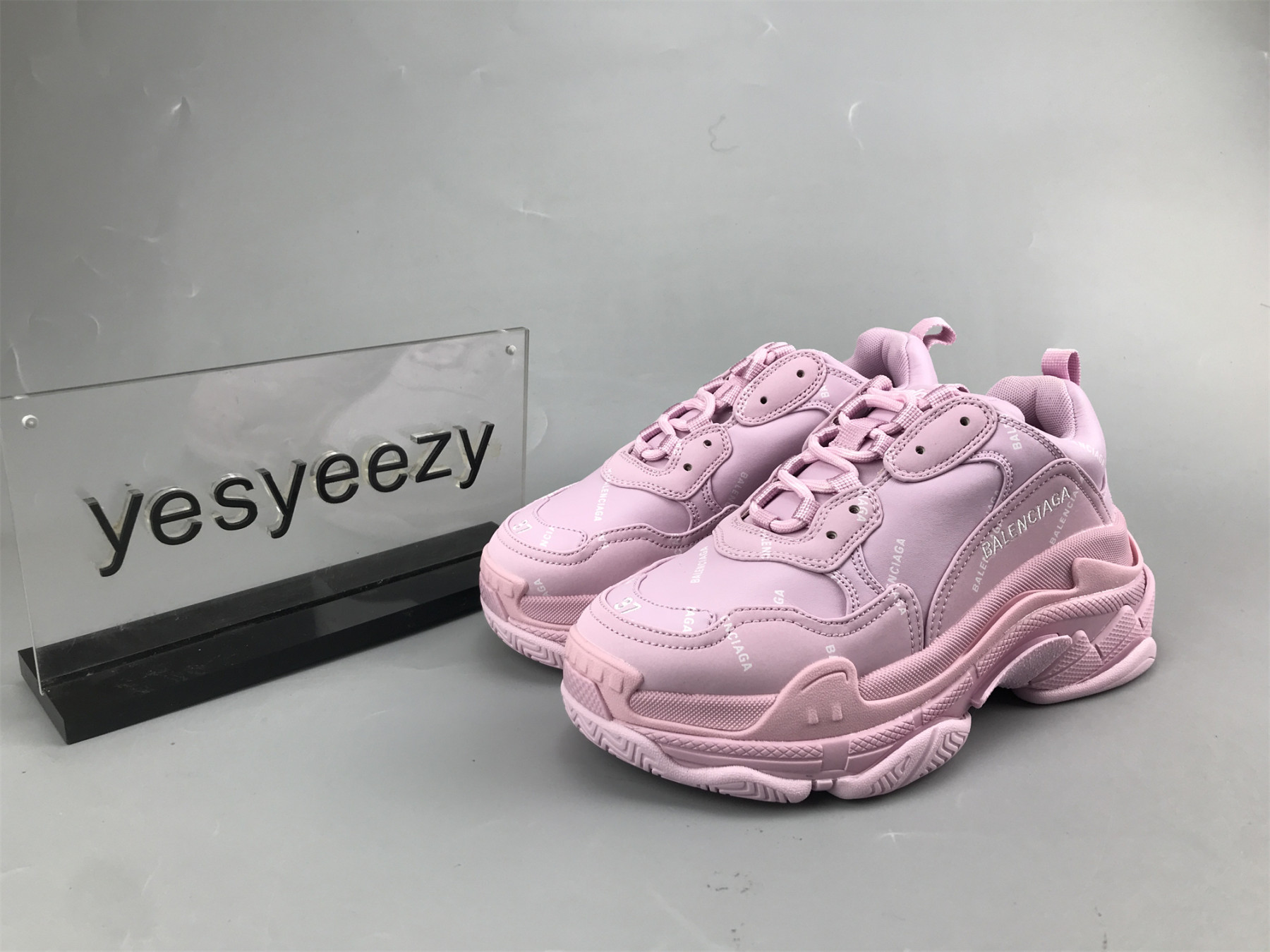 UA TRIPLE S SNEAKER GODDESS POWDER