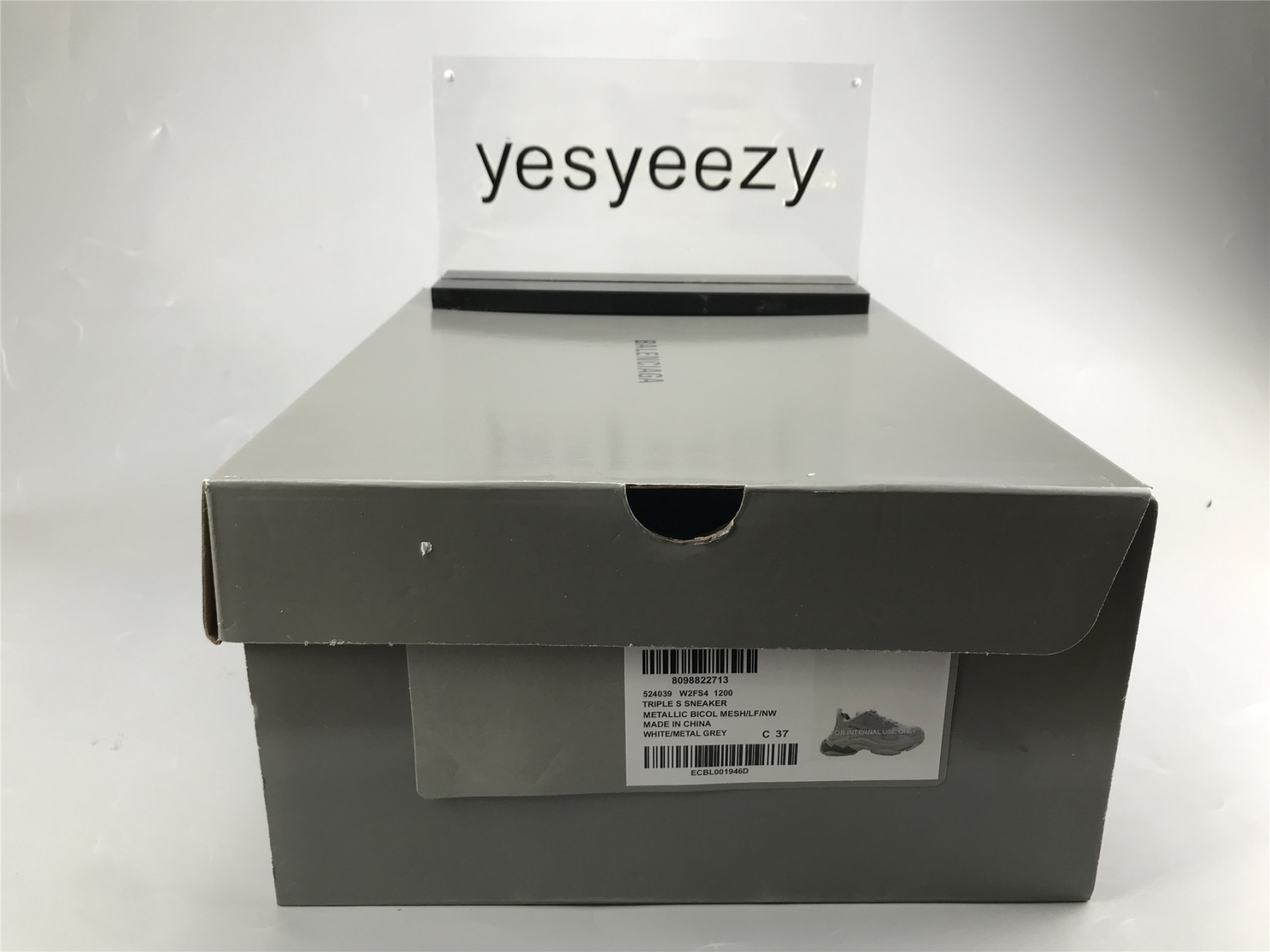 UA TRIPLE S SNEAKER WHITE METAL GREY
