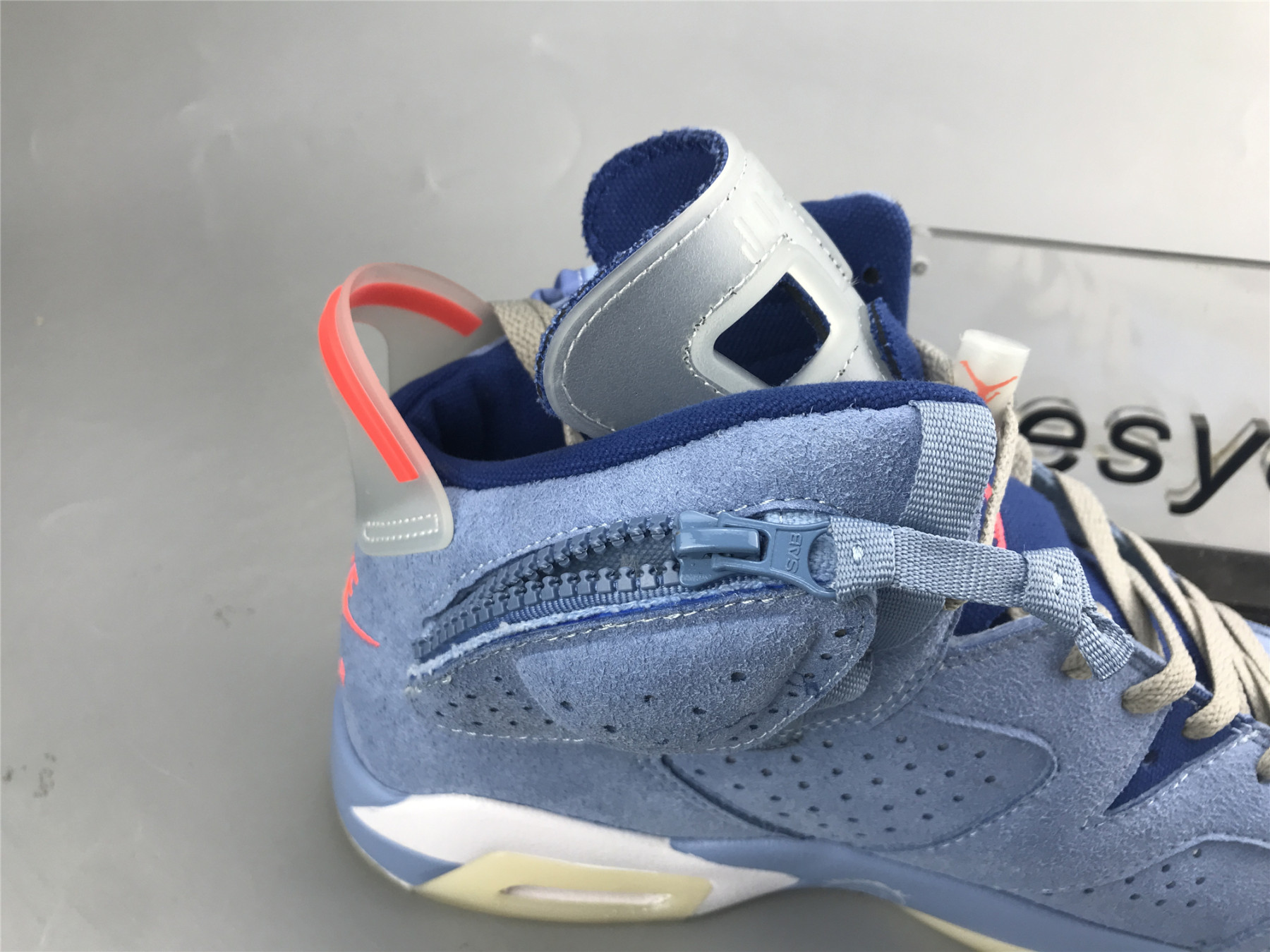 ua air jordan 6 N0r*h carolina blue