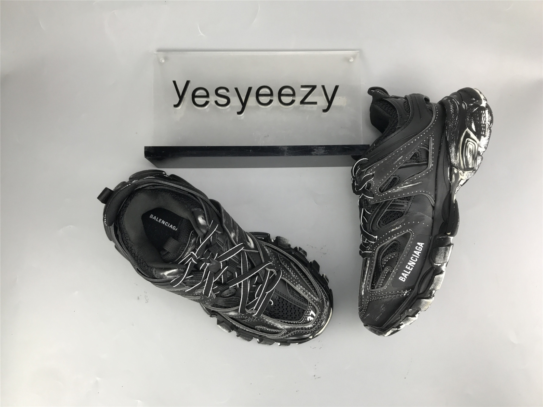 UA TRACK SNEAKER FADED BLACK