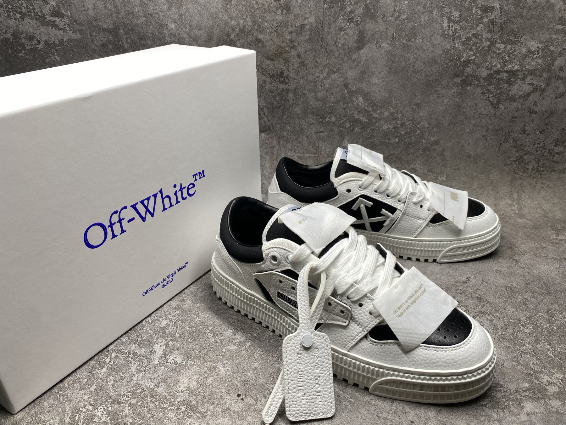 UA Off-White 3.0 Court Low Top Sneakers