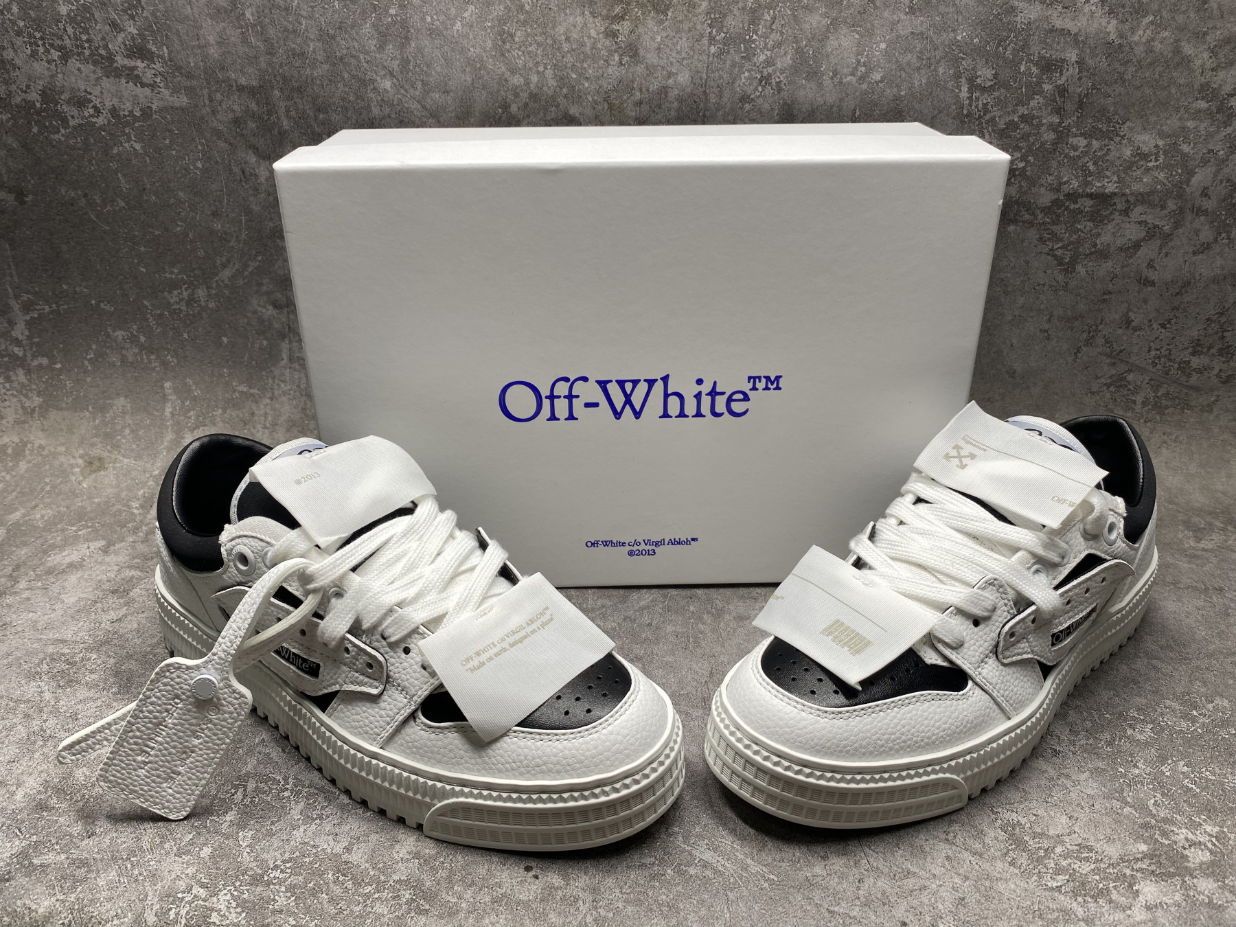 UA Off-White 3.0 Court Low Top Sneakers