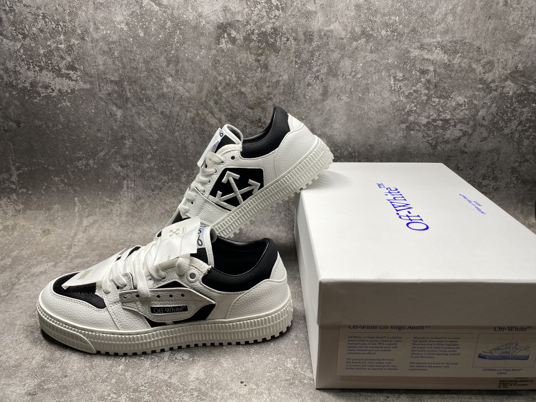 UA Off-White 3.0 Court Low Top Sneakers