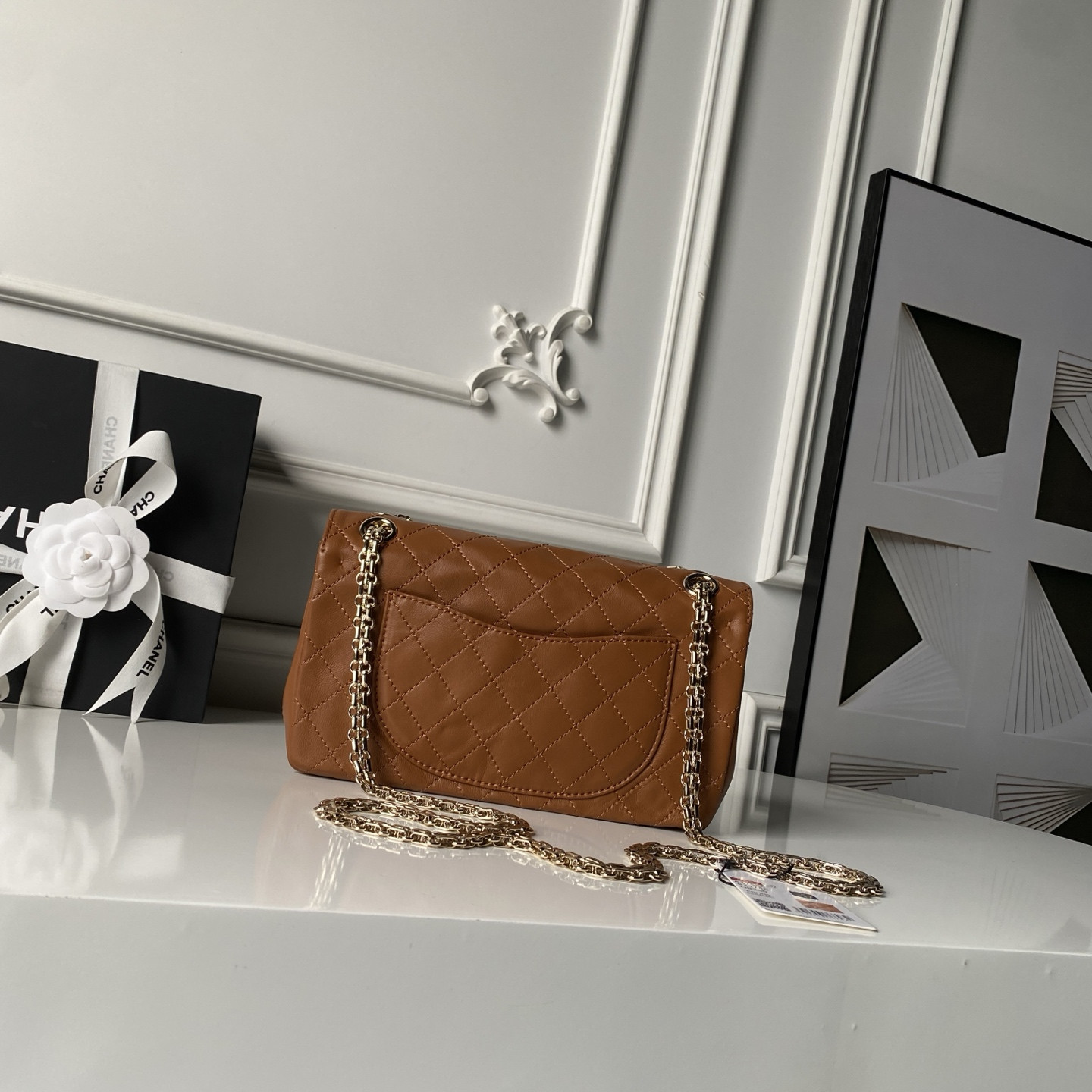 Ch**el 2.55 handbag a37586 16x24x7.5cm