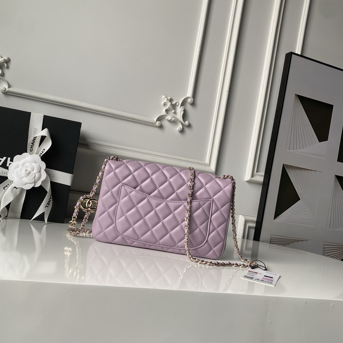 Ch**el classic flap handbag cf as5756 14.5x23.5x7cm