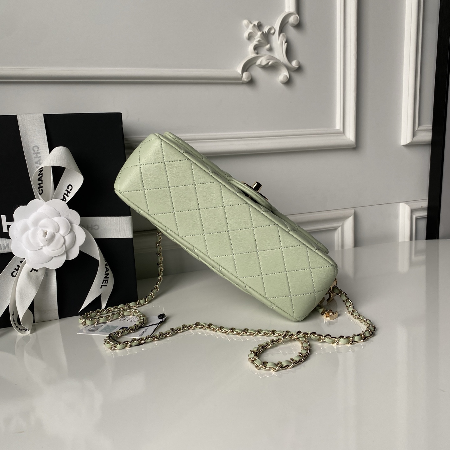 Ch**el classic flap handbag cf as5756 14.5x23.5x7cm