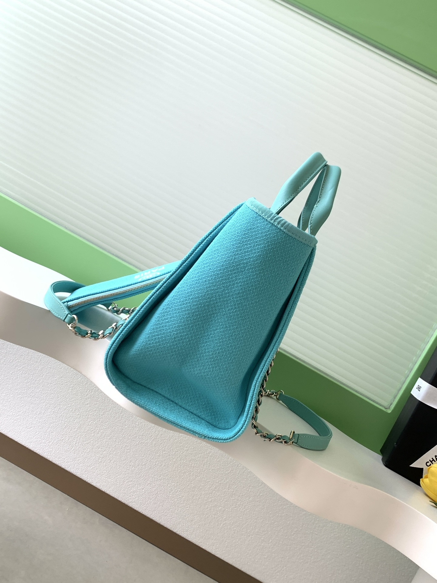 Ch**el deauville tote shopping bag 33x22x13cm