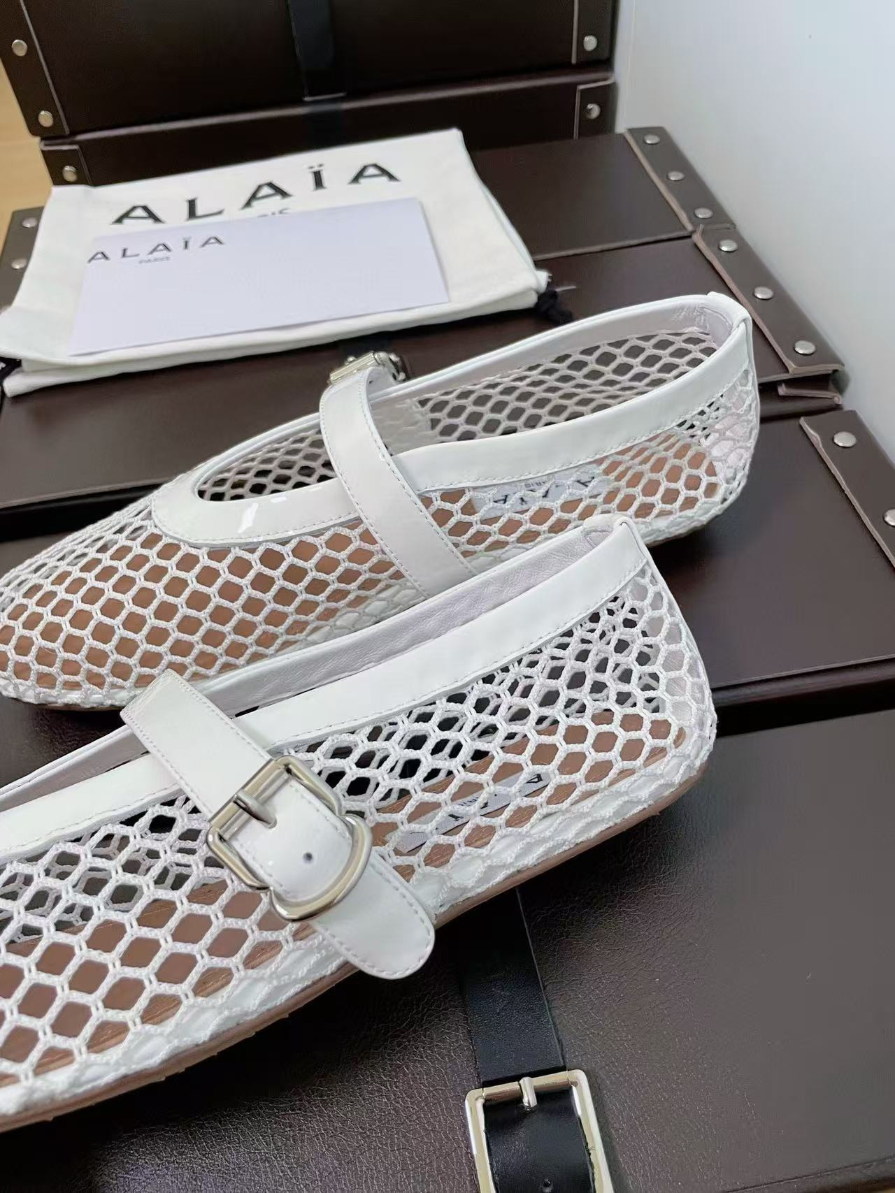 UA A1a1a BALLET FLATS IN FISHNET