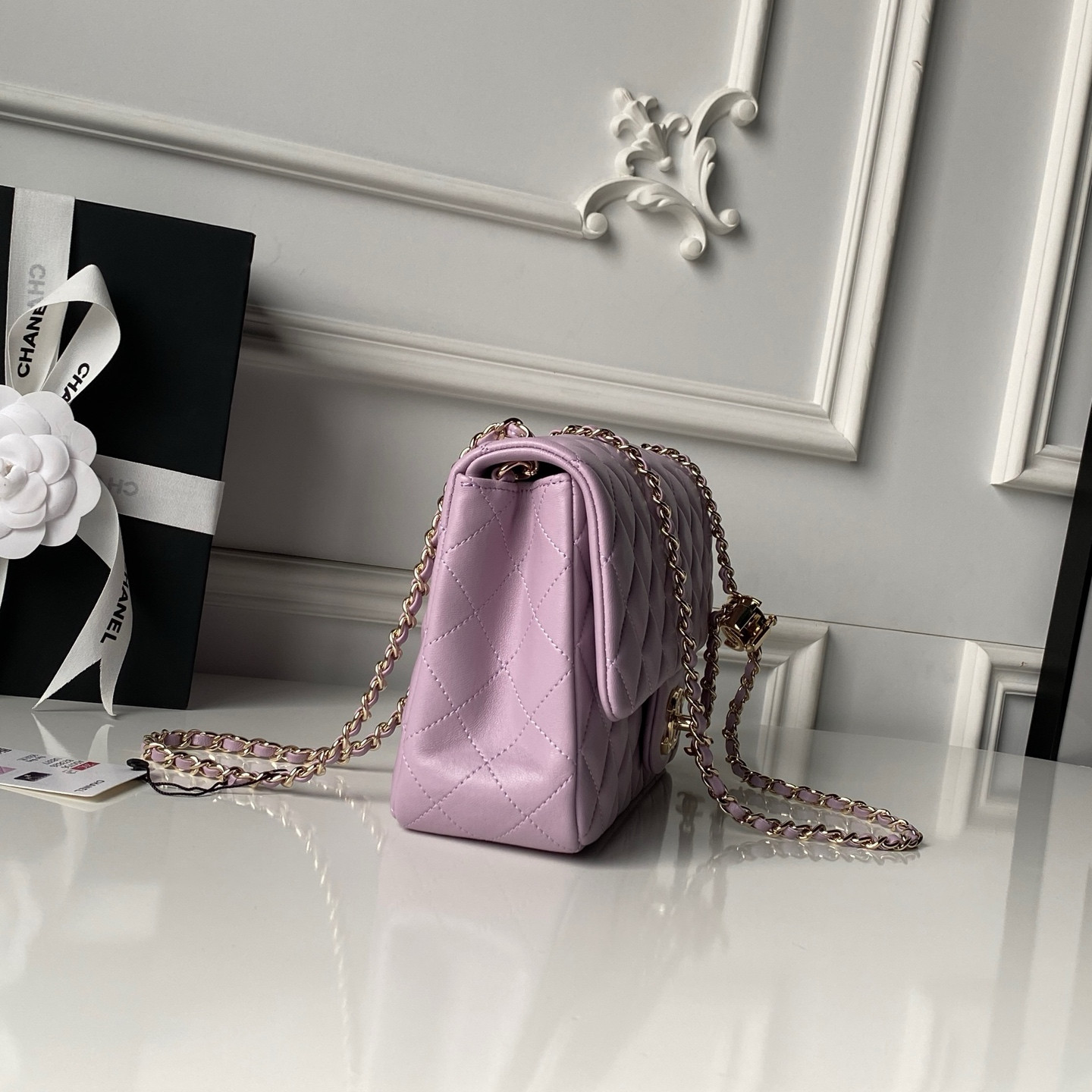 Ch**el classic flap handbag cf as5756 14.5x23.5x7cm