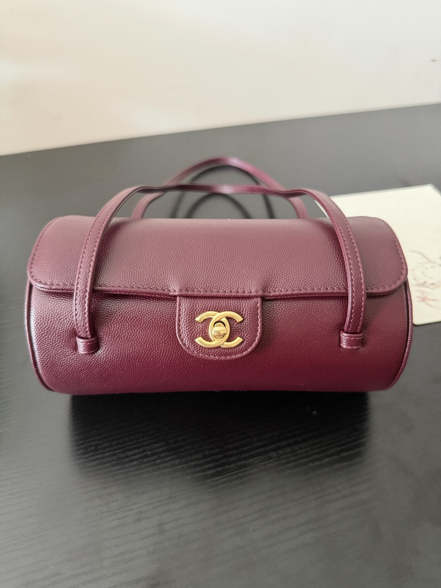 Ch**el small bowling bag as6143 10x20.5x10cm